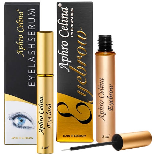 Aphro Celina Eyelash Serum 3ml + Brow Serum 3ml