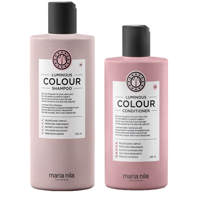 Maria Nila Luminous Colour Shampoo 350ml + Conditioner 300ml