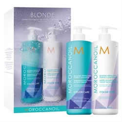 Moroccanoil Blond Perfecting Duo 2x500ml