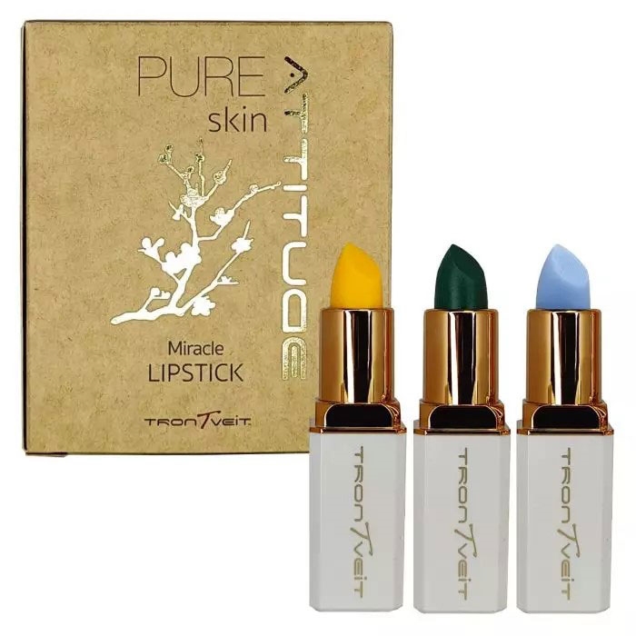 PURE Skin ATTITUDE Miracle Lipstick 3-pack