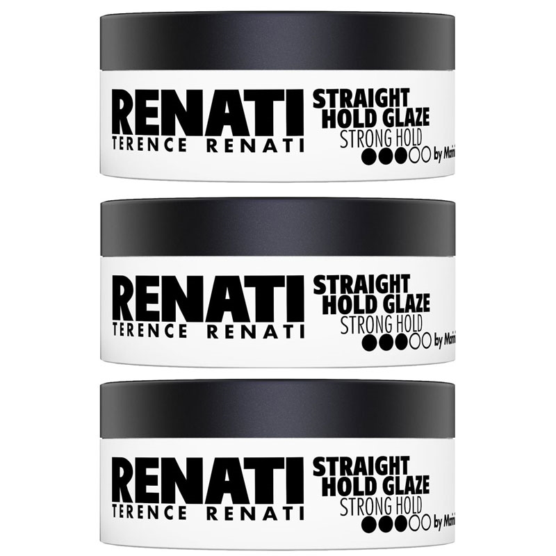 Renati Straight Hold Glaze Strong Hold 100ml x 3